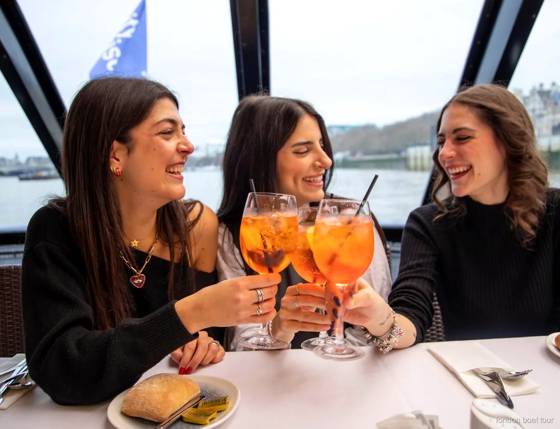 Barca da crociera con pranzo in partenza dal Tower Pier vicino al Tower Bridge